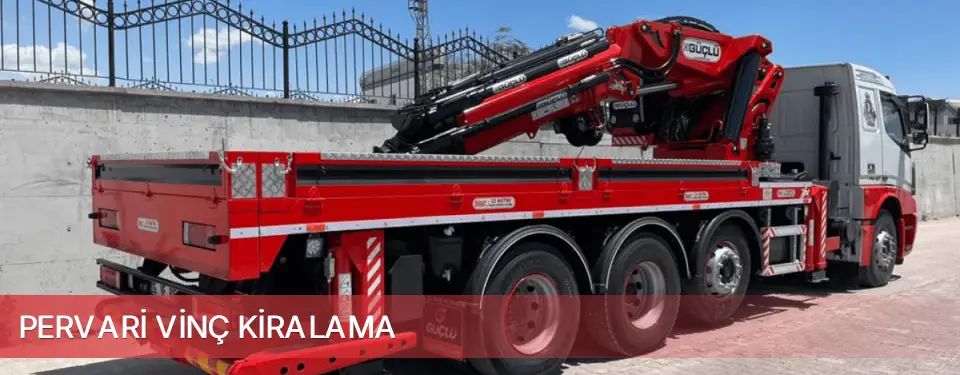 Pervari İlçemi Vinç Kiralama